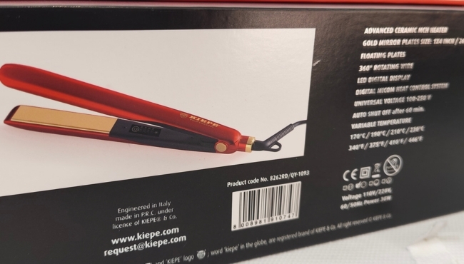 Kiepe Professional | Piastra per Capelli Rouge Caresse